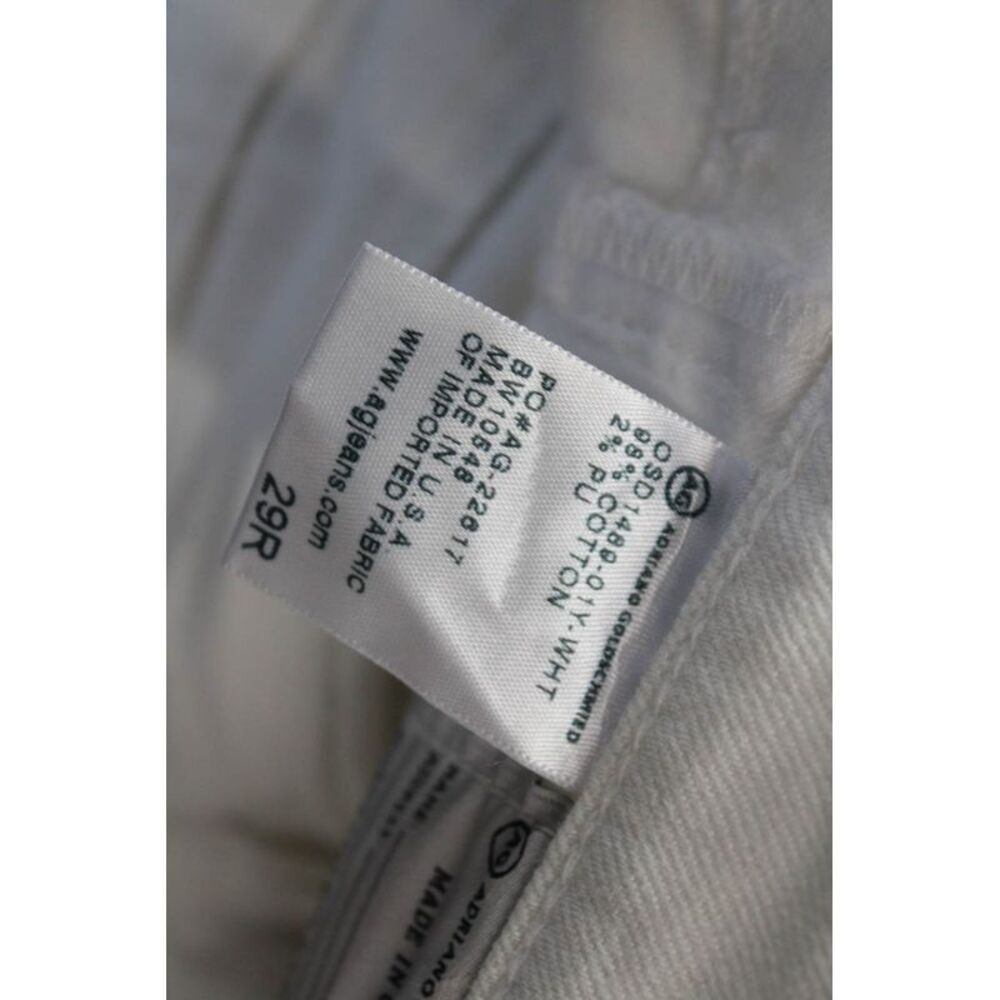 Adriano Goldschmied Womens Cotton Zip Button Lined Shorts White Size EUR 29 - Picture 5 of 7